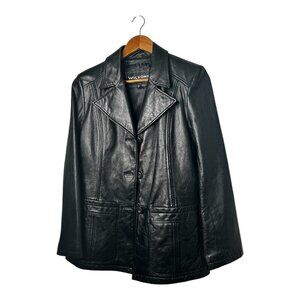 Vintage Wilson's Leather Black Jacket | Women/Unisex | Sz L | Hip | Rock